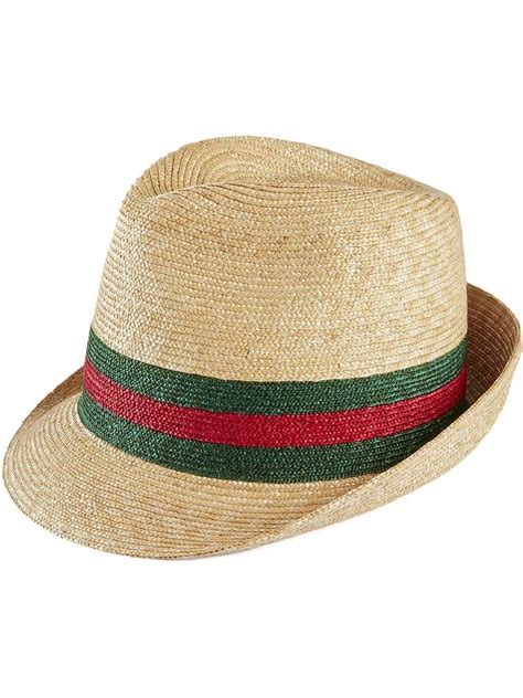 gucci woven straw fedora - white - hats|Fedora hats for women.